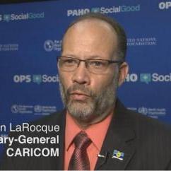 CARICOM Secretary-General Ambassador Irwin LaRocque at PAHO (Pan American Health Organisation) in Washington DC